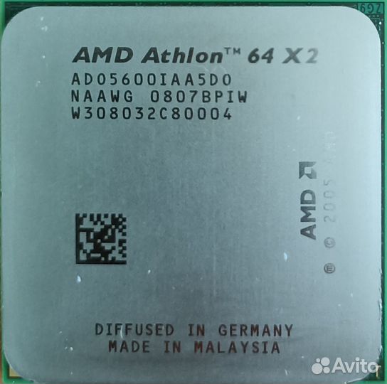 Процессор athlon 64 X2 5600+