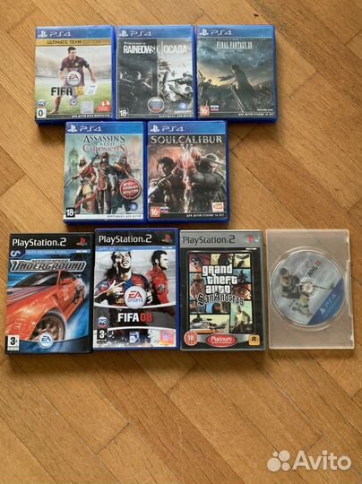 Игры для приставки Sony Play Station 2 ps2