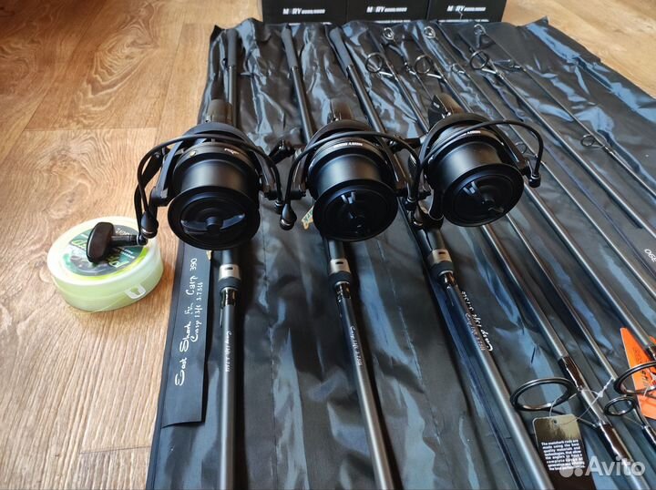 Карповый комплект, топовый 3+3 eastshark