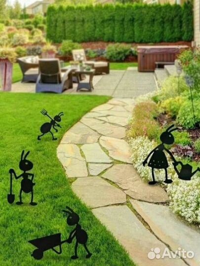 Садовые фигуры из металла