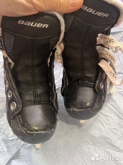 Коньки хоккейные детские Bauer 27 размер