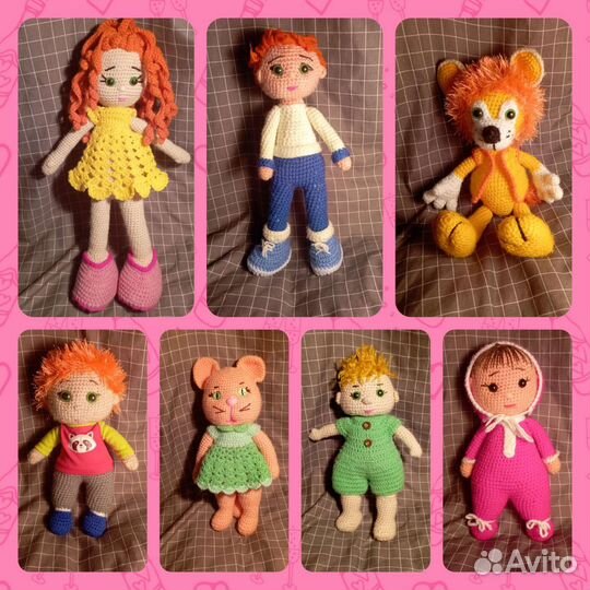 Вязанные игрушки ручной работы