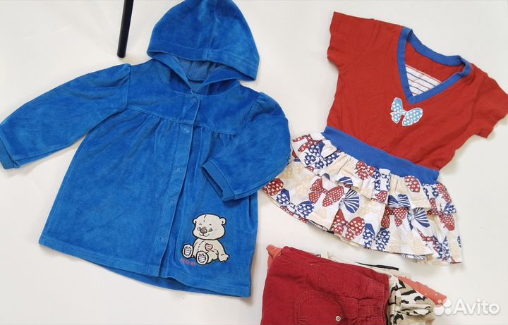 Вещи пакетом на девочку 9 мес