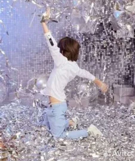 Фольга для серебряного шоу б/у