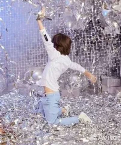 Фольга для серебряного шоу б/у