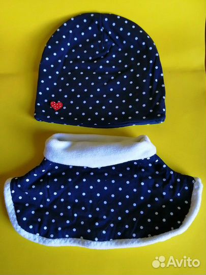 Комплект шапка и снуд