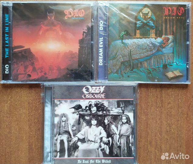 CD - хард рок, Def Leppard,DIO,Extrem,Robert Plant