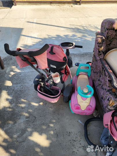 Детский трехколесный велосипед бу