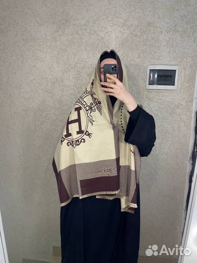 Шарф теплый эрмес