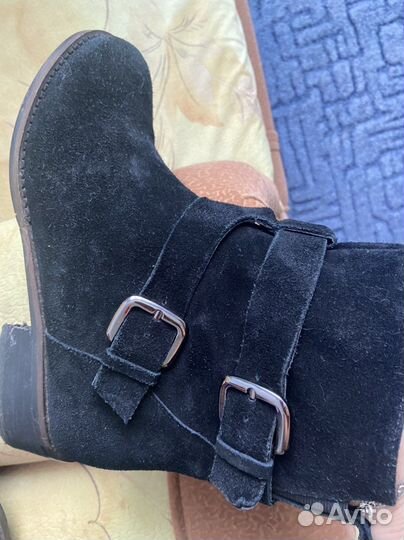 Полуботинки замшевые осень