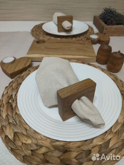 Набор из дуба на две персоны