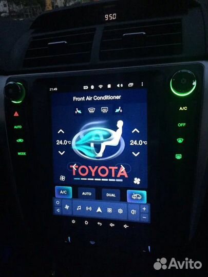 Camry 50 55 Tesla android Магнитола штатная teyes