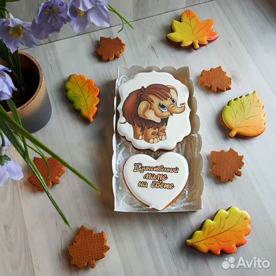 Пряники на День матери, имбирные пряники