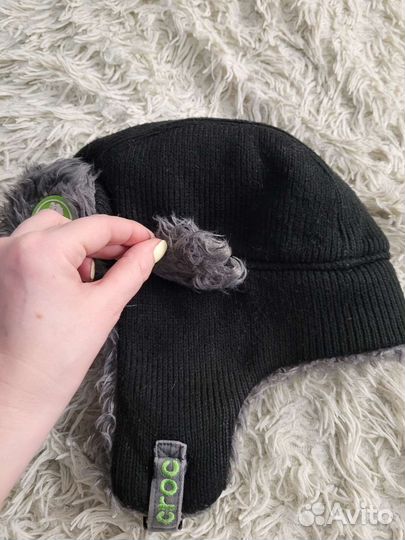Шапка ушанка crocs