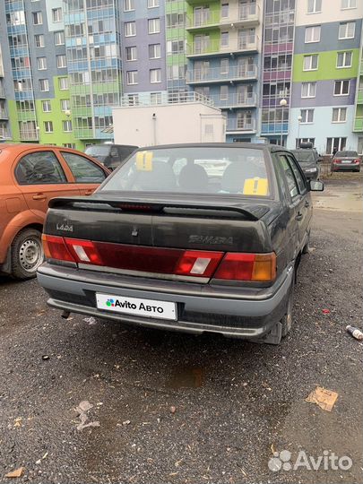 ВАЗ 2115 Samara 1.5 МТ, 2006, битый, 112 000 км