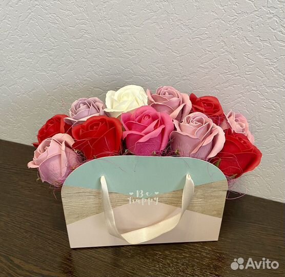 Мыльные розы букеты