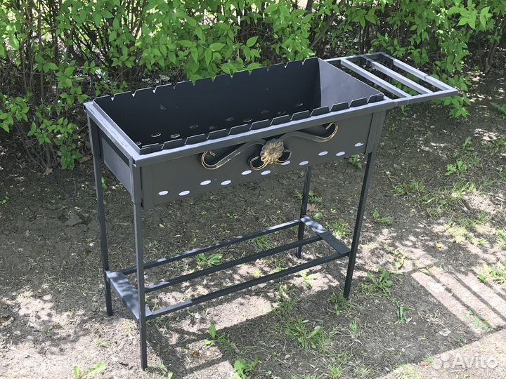 Мангал 2 в 1 разборный / шашлык-плов