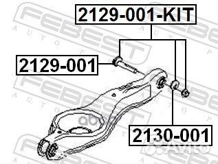 Болт С эксцентриком ford focus II 2004-2008 212