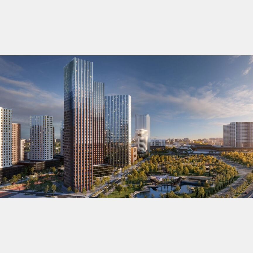 2-к. квартира, 64,2 м², 7/43 эт.