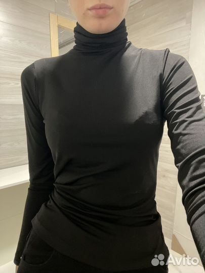 Водолазка черная женская