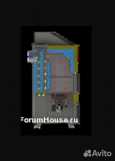 Автоматический котел твердотопливный