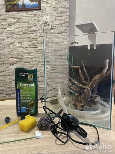 Aквариум aquael shrimp SET smart LED plant 30l