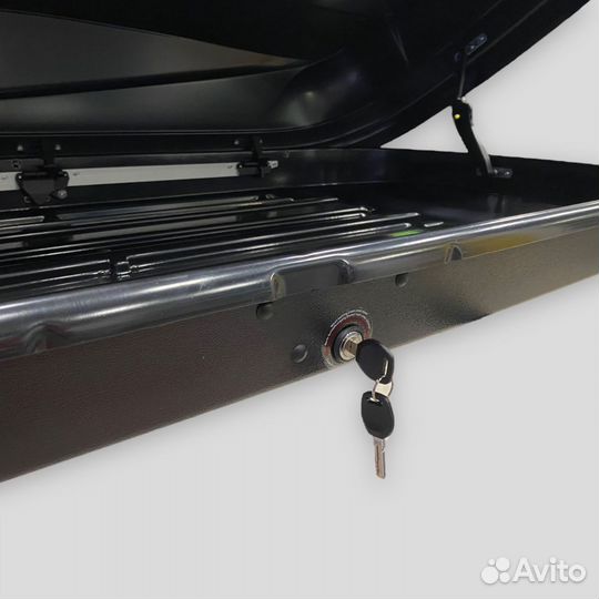 Бокс на крышу 460 л черный глянцевый