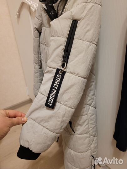 Удлинённая демисизонная куртка 140-146