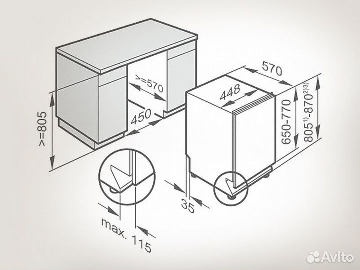 Miele Посудомоечная машина G5481 SCVi Active