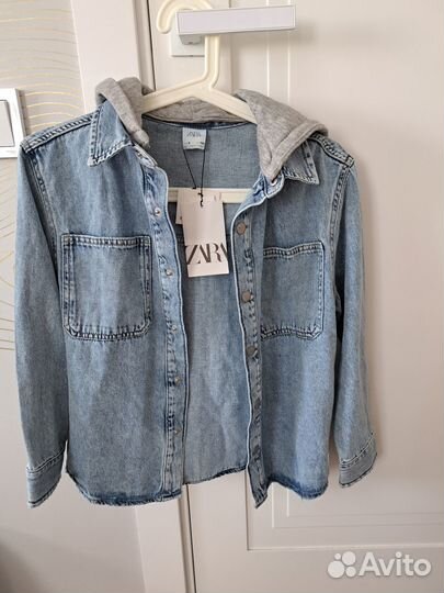 Джинсовая рубашка zara новая для мальчика