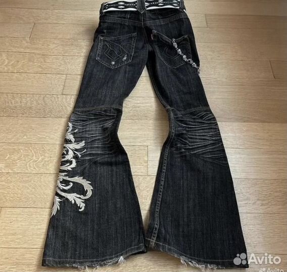 Джинсы rick owens type y2k opium