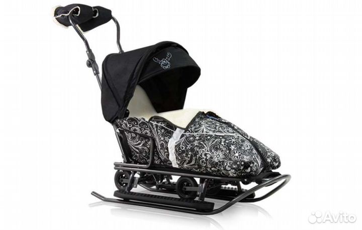 Детские санки с колесами