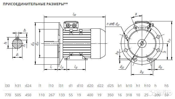 Электродвигатель аир 200М2 (37кВт-3000об) новый