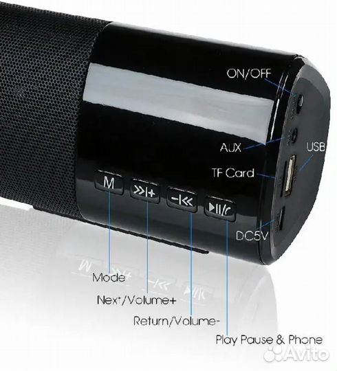 Колонка саундбар Bluetooth мощная WM-1400 2*5W