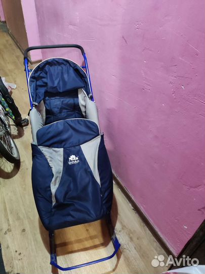 Санки коляска nika