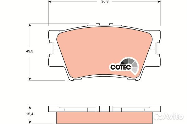 Колодки тормозные toyota RAV 4 06/camry 2.4/3.5 06
