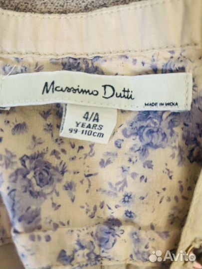 Massimo dutti платье 100/110см