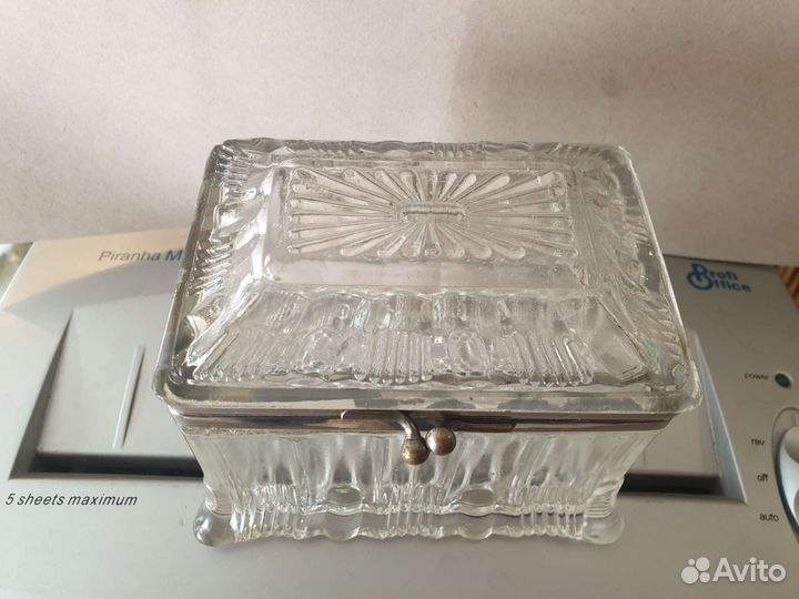 Шкатулка стекло