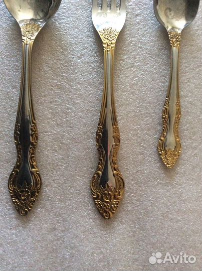 Именной столовый набор из нержавейки «Вячеслав»