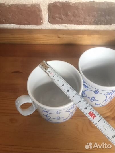 Кружка чайная синий лук, индийский узор