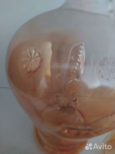 Графин лебедь и 6 стопок