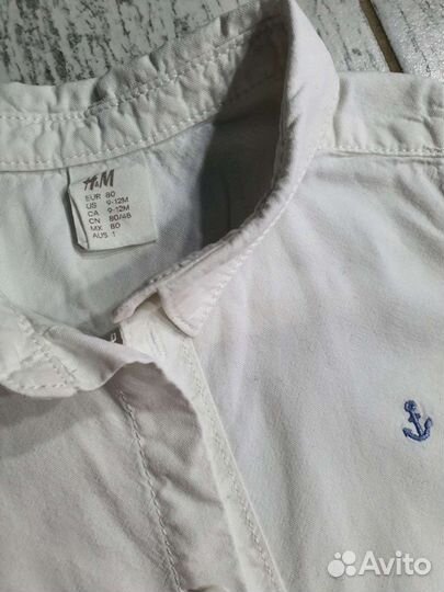Рубашка для мальчика (h&m, kiabi, детский мир)