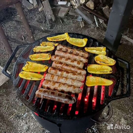 Чугунная решетка гриль