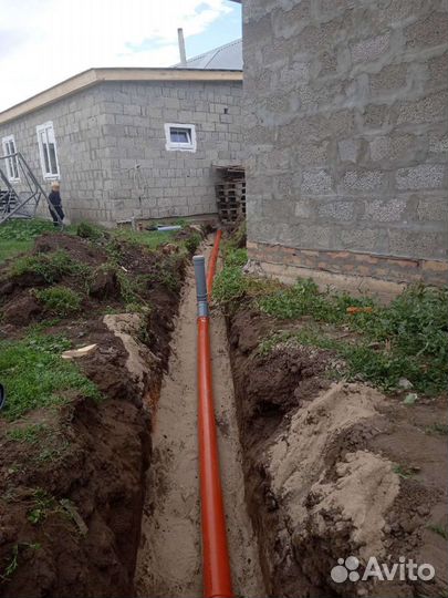 Услуги мини-экскаватора, землеройные работы