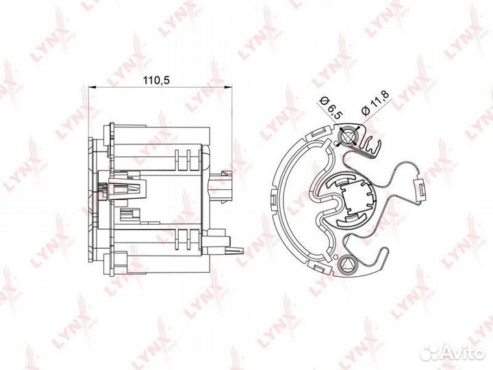 Фильтр топливный погружной toyota Harrier 2.4-3.0