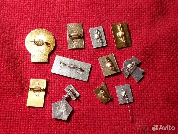 Знаки 11штук (lenin 100) 1970 год СССР