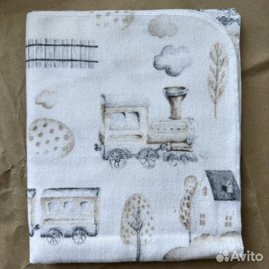 Фланелевая пеленка 100х120 новая