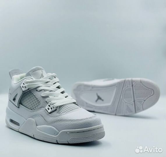 Кроссовки Nike Air Jordan 4 Белые