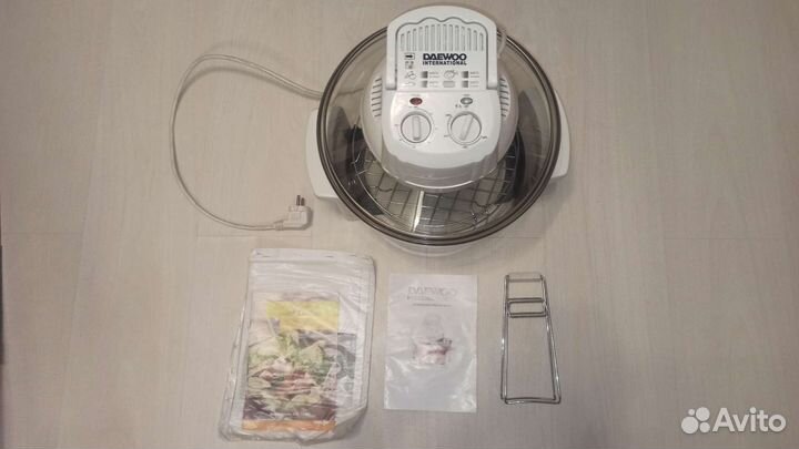 Аэрогриль конвекционная печь Daewoo работает