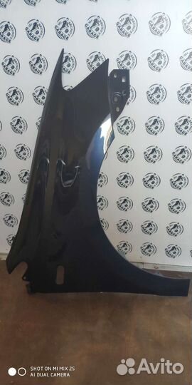 Крыло правое черное Volkswagen Polo 2015-2020 LC9X